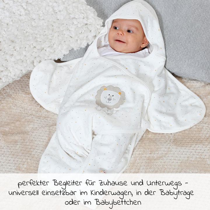 Actual product image Fehn Snuggle wrap lion fehnNATUR (70 x 80 cm)