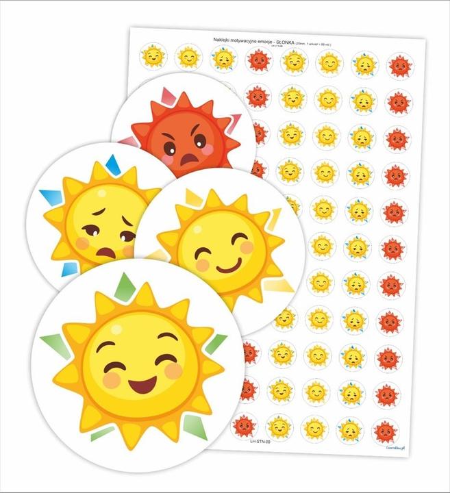 Immagine prodotto LearnHow Motivationsaufkleber - Sonnenblumen 88 Stk