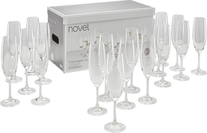 Novel Crista (18 Gläser, Sektgläser)