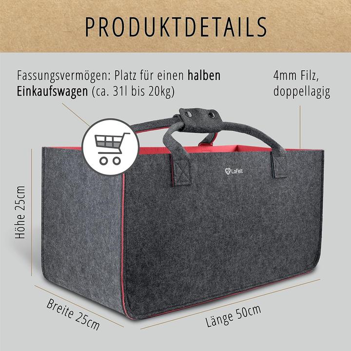 Produktbild LoFelt Einkaufstasche