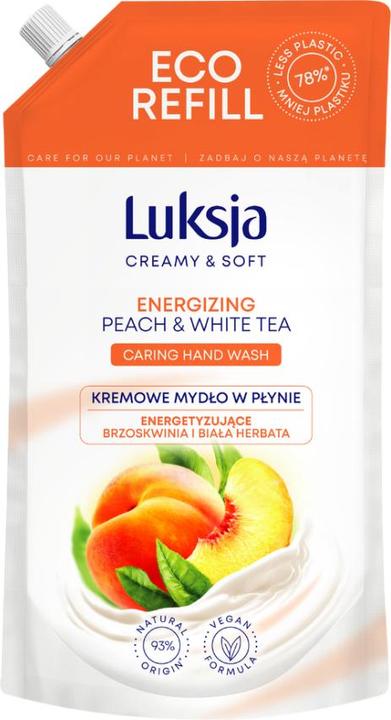 Luksja Cremige Flssigseife, Pfirsich, Brhe 900ml (Flüssigseife, 900 ml)