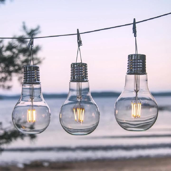 Image du produit Fs-Star Lampe solaire LED en forme de poire