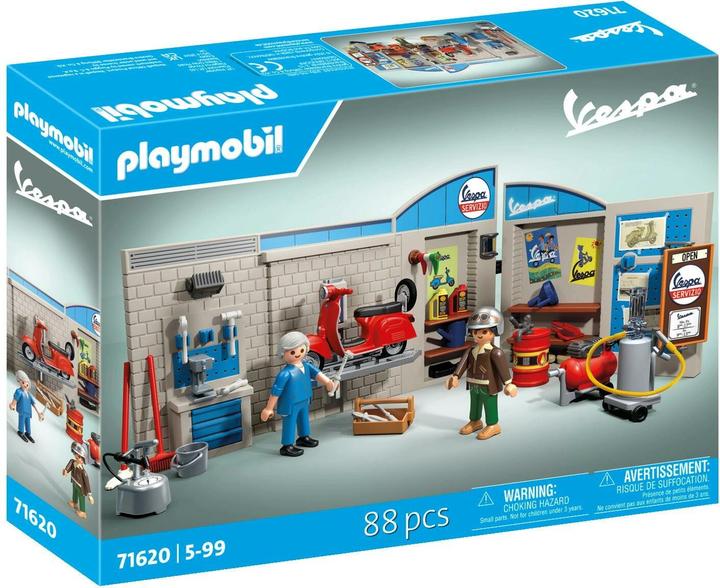 Produktbild Playmobil 60er Vespa Werkstatt (71620, Playmobil City Life)