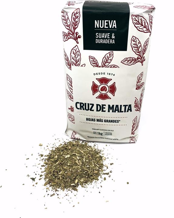 Actual product image Deluxe Tee Cruz de Malta Mate (1KG original package)