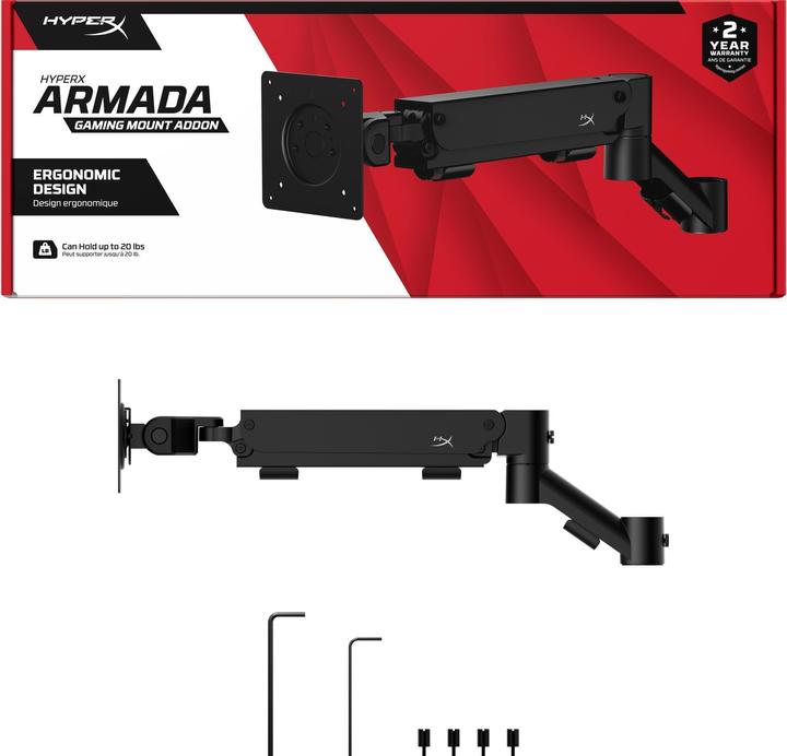 Actual product image HP HX Armada Addon Gaming Mount (Wall, 32.01")