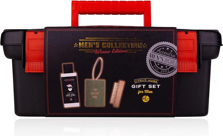 Immagine prodotto Accentra Set regalo per uomo MEN'S COLLECTION WINTER EDITION in una valigetta porta attrezzi (Set di manicure)