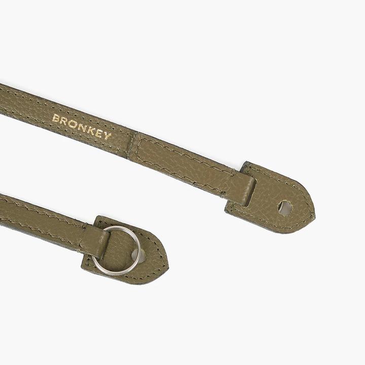 Actual product image Bronkey Roma Leather strap, olivgrün 95 cm