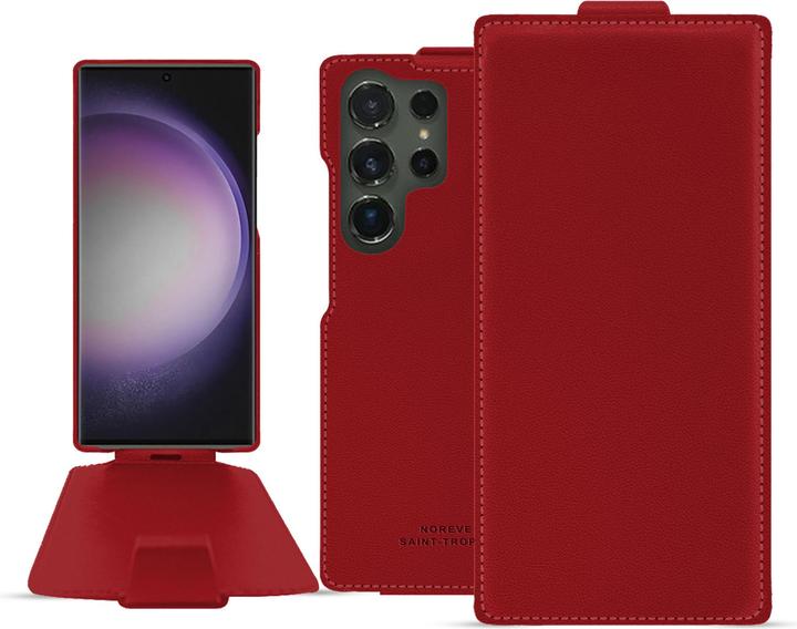 Actual product image Noreve Vertical leather shell (Samsung Galaxy S24 Ultra)