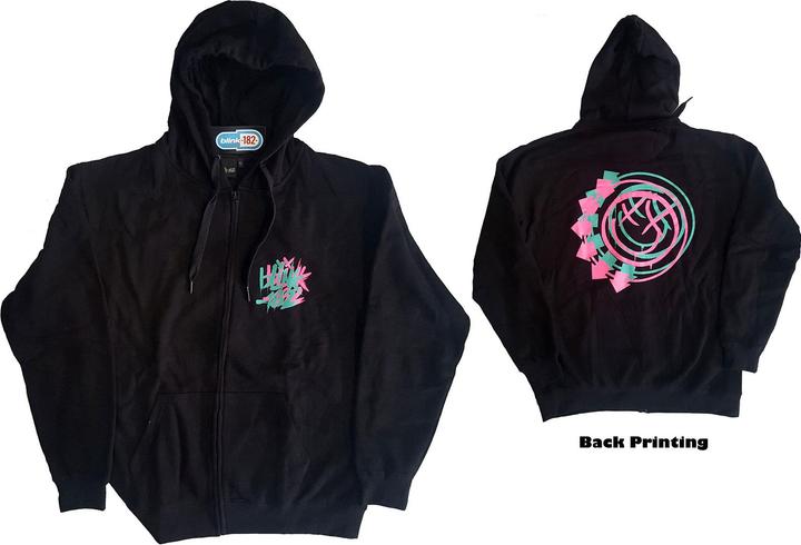 Produktbild Blink 182 Double Six Arrow Smiling Face (Zipper-Hoodie) (XL)