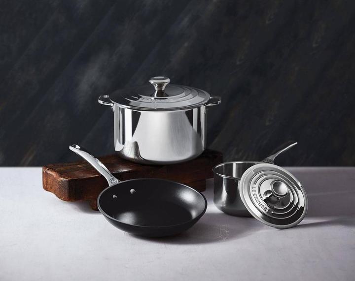 Image du produit Le Creuset 3 plis plus 5 pcs. ensemble de pots (Ensemble de casseroles et de poêles de cuisson, Acier inoxydable)