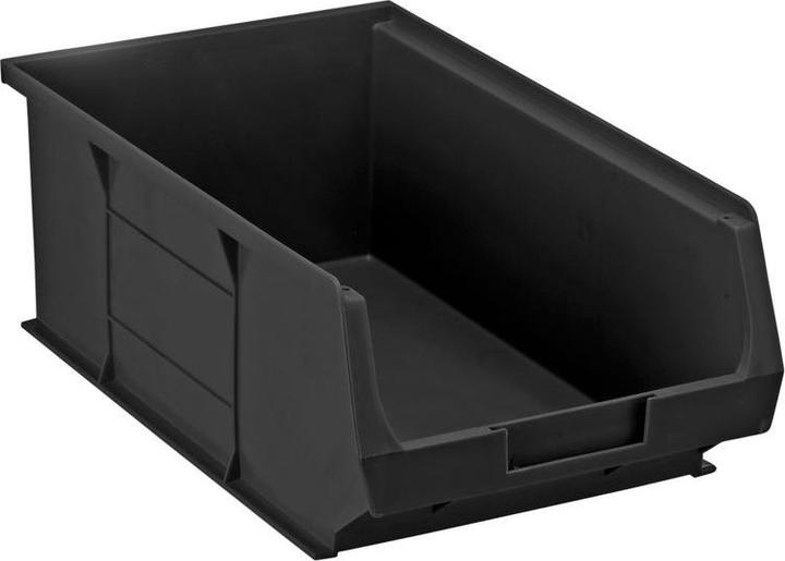 Image du produit RND Boîte de rangement ESD, 355x200x125mm, plastique, noir (Protection statique)