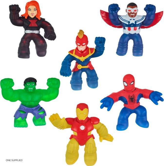 Actual product image Goo Jit Zu HEROES OF Marvel Figure single pack, W5