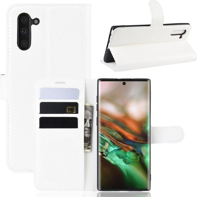 Actual product image MU Classic Litchi Leather Bookcover Series (Samsung Galaxy Note 10)