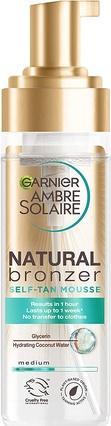 Produktbild Garnier Ambre Solaire Natural Bronzer Self Tan Mousse (Selbstbräunungstuch, 200 ml)