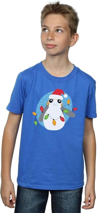Image du produit Star Wars - T-shirt THE LAST JEDI PORG CHRISTMAS LIGHTS - Garçon (140, 146)