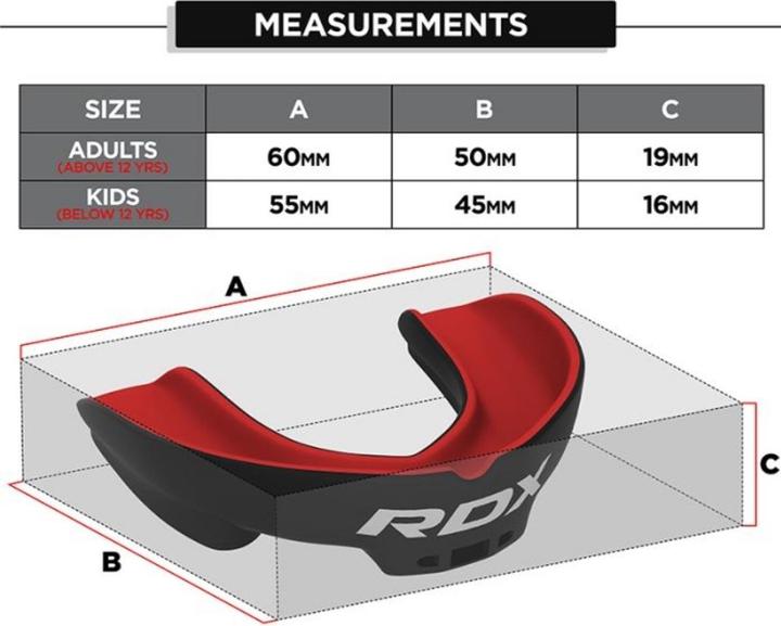 Produktbild Rdx Mundschutz Junior unter 12 Jahren (One Size)