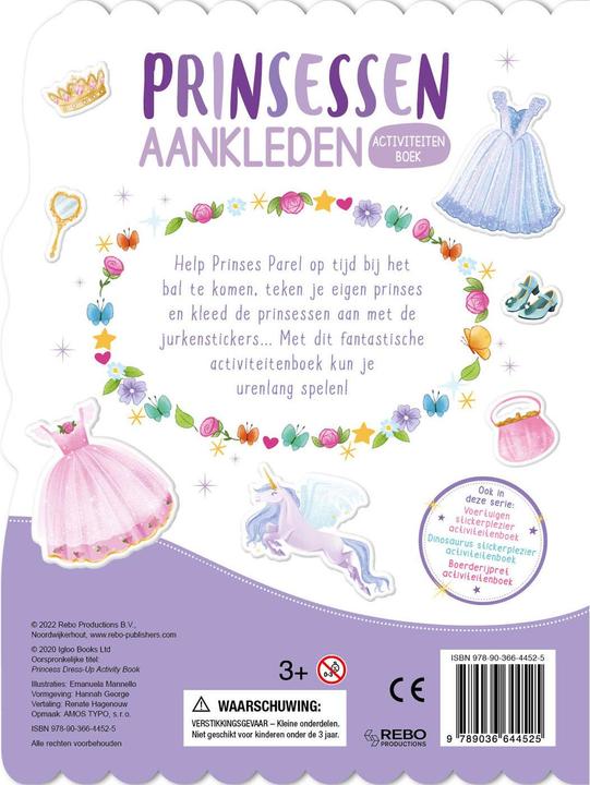 Immagine prodotto Adesivi della principessa Divertente libro di adesivi