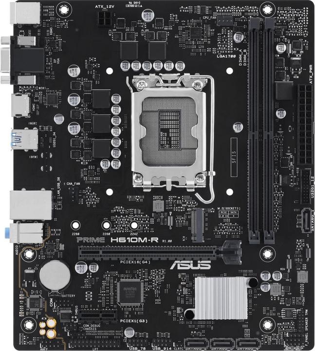 Produktbild ASUS PRIME H610M-R SI (1700) (D) (LGA 1700, Intel H610, mATX)