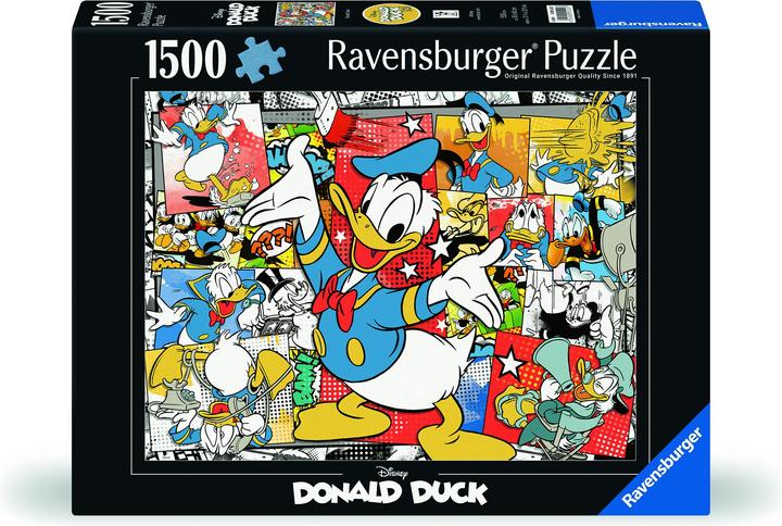 Actual product image Ravensburger Puzzle 12001220 - Donald Duck - 1500 pieces Disney jigsaw puzzle for adults and children from (1500 pieces)