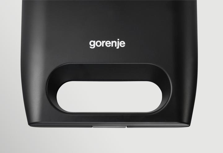Immagine prodotto Gorenje Mini grill per sandwich - nero - 700 W, regolazione continua della temperatura, rivestimento
