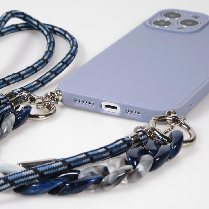 Image du produit PhoneLook Coque Gel silicone avec corde collier & chaîne de pierre décorative (Apple iPhone 13 Pro Max)