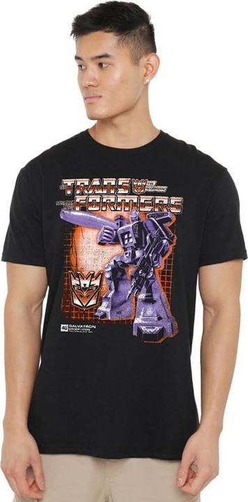 Actual product image Transformers Mens Galvatron Box 40th T-Shirt (M)