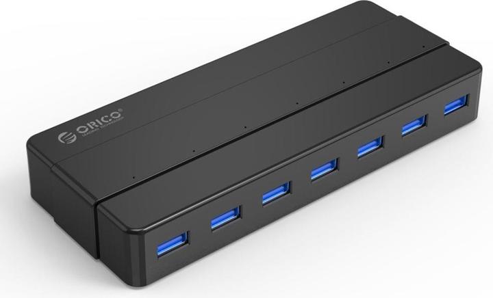 Actual product image Orico Converter Hub H7928-U3-V1 7x USB-A 3.0 - black (7 Ports)