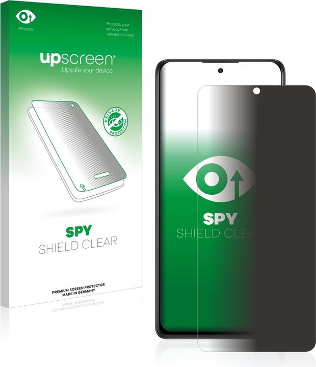Productafbeelding upscreen Spy Shield Privacy Film (1 Stuk, Xiaomi Redmi Note 10 Pro)