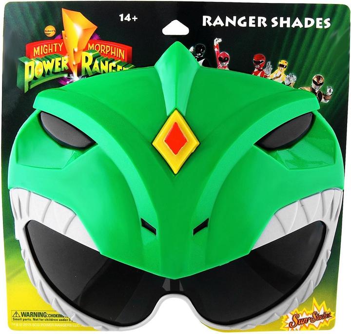 Actual product image DC Comics Power Ranger grün Partybrille