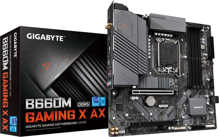 Actual product image Gigabyte B660M GAMING X AX DDR4 (LGA 1700, Intel B660, mATX)