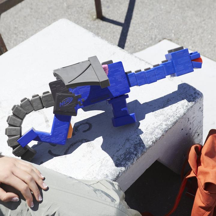 Actual product image Hasbro Minecraft Ender Dragon Blaster and 12 Nerf Elite Darts