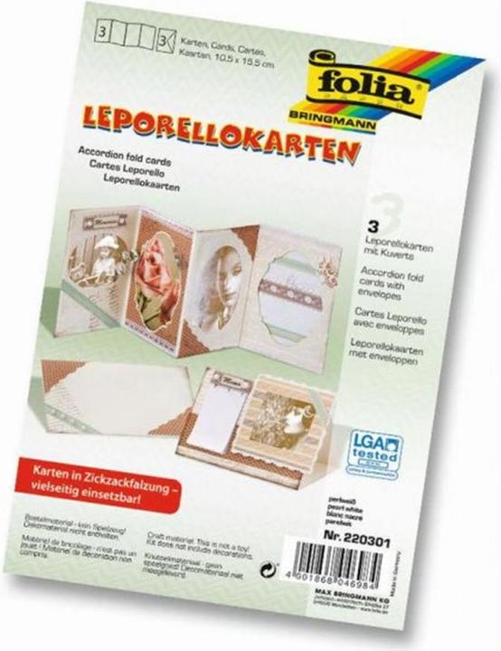Immagine prodotto Folia Carte Leporello 300g/m2 (300 g/m², 3 x)