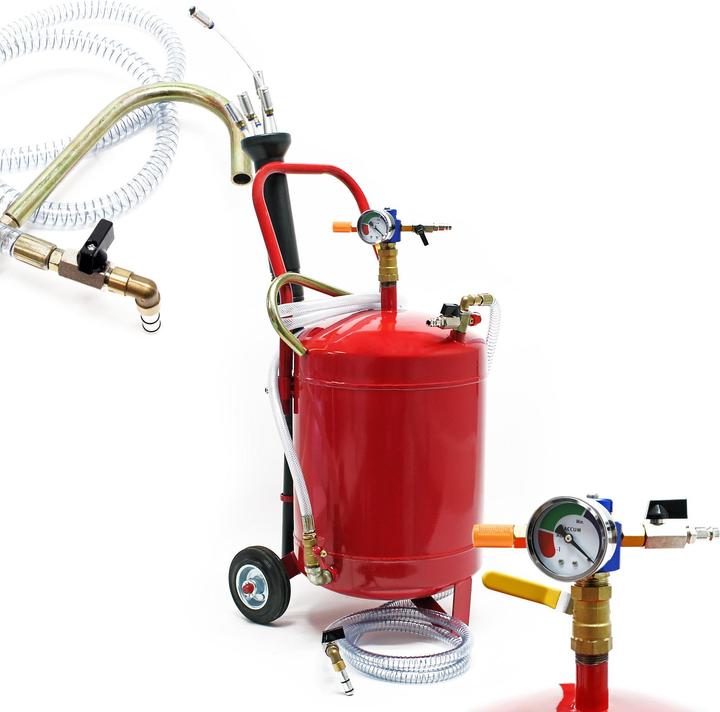 Wiltec Ölabsauger 22,7 L pneumatisch Ölabsauggerät Pneumatik Öl Extraktor Ölwechsel