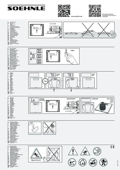 Produktbild Soehnle Style Sense Safe 300 (180 kg)