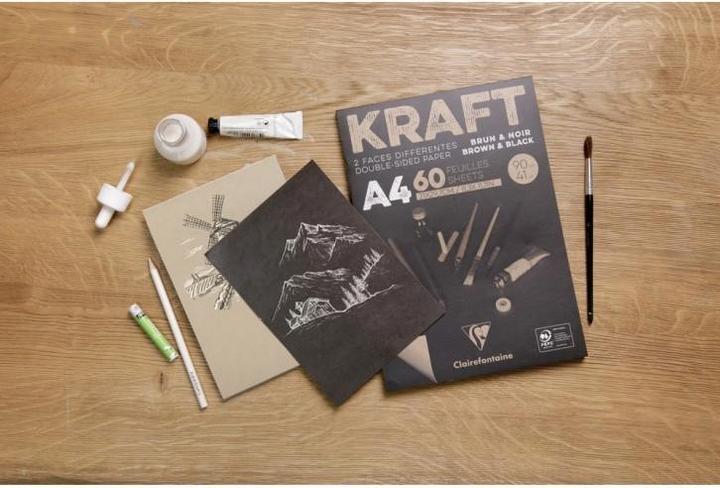 Immagine prodotto Clairefontaine Blocco di carta kraft A5 (90 g/m², 1 x)