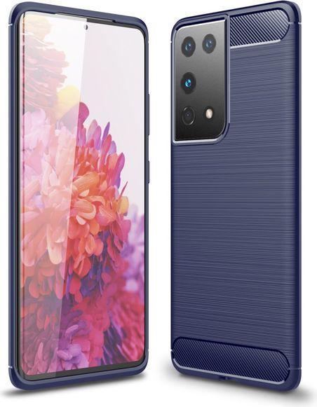 Productafbeelding MU Style Koolstofvezel TPU Softcase-serie (Samsung Galaxy S21 Ultra)