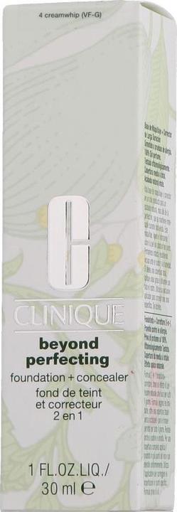 Actual product image Clinique Beyond Perfecting Foundation + Concealer (04 Cream Whip)