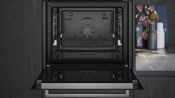 Actual product image Siemens iQ500, Einbau-Backofen, 60 x 60 cm, Edelstahl, HB378G6S3, ID HB378G6S3