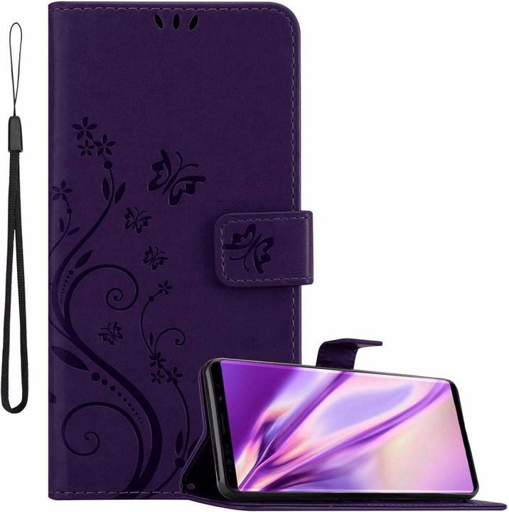 Floral dark purple