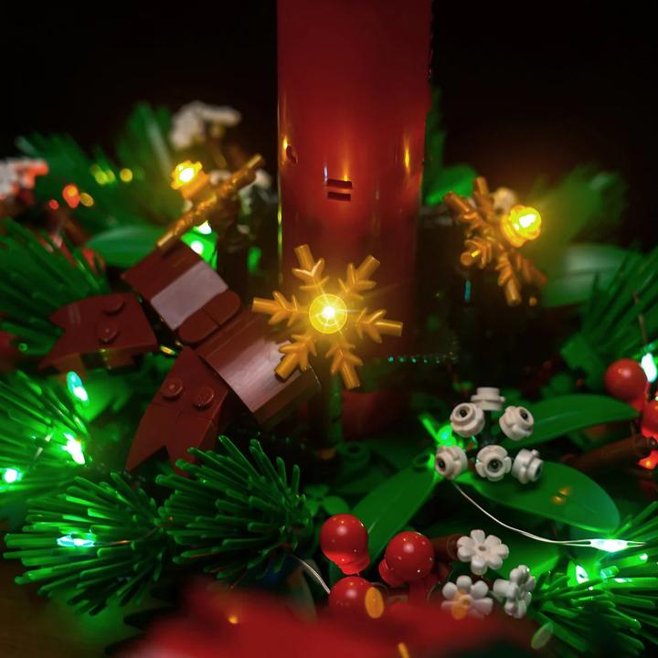 Produktbild BrickBling LED Licht Set für Lego Weihnachtsgesteck