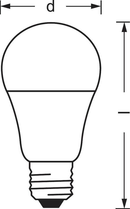 Image du produit Ledvance Classic A (E27, 14 W, 1521 lm, 1 x, F)