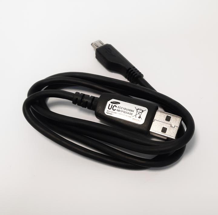 Actual product image Samsung ECC1DU0BBK Micro USB Data Cable 0.8m black bulk (0.80 m, USB 3.0)