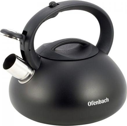 Produktbild Ofenbach Black steel kettle with a whistle 2.5L induction gas (2.50 l)