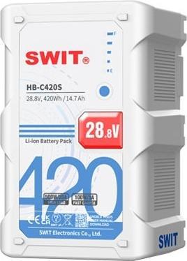 Produktbild Swit HB-C420S | 420Wh 500W Super-High-load 28V Battery, V-Mount, also ideal for long term use or hig (1 Stk.)