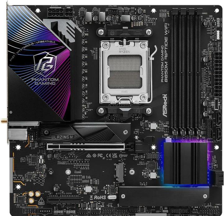 AsRock B850M Riptide WiFi (AM5, AMD B850, mATX)