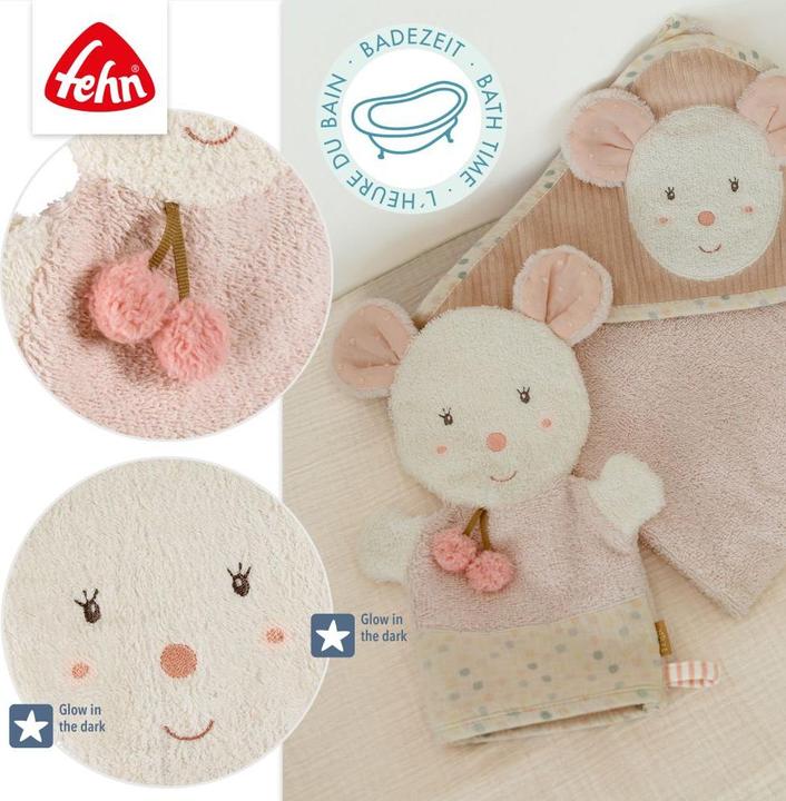 Image du produit Fehn Gant de toilette pour bébé souris