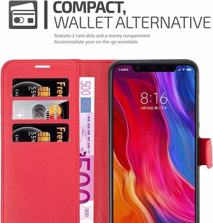 Produktbild Cadorabo Book mit Standfunktion Cover (Xiaomi Mi 8)