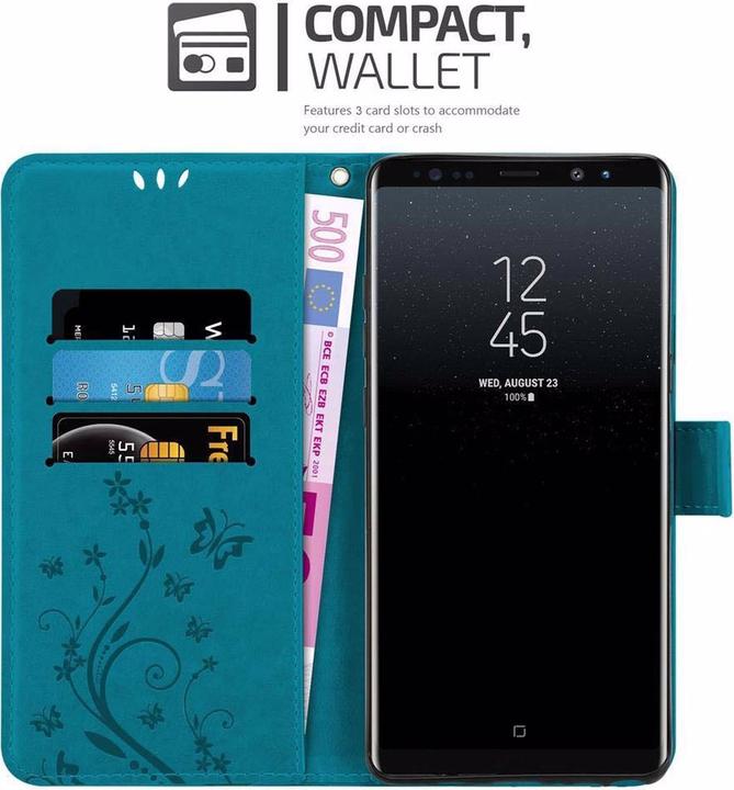 Image du produit Cadorabo Couverture du livre de fleurs (Samsung Galaxy Note 8)