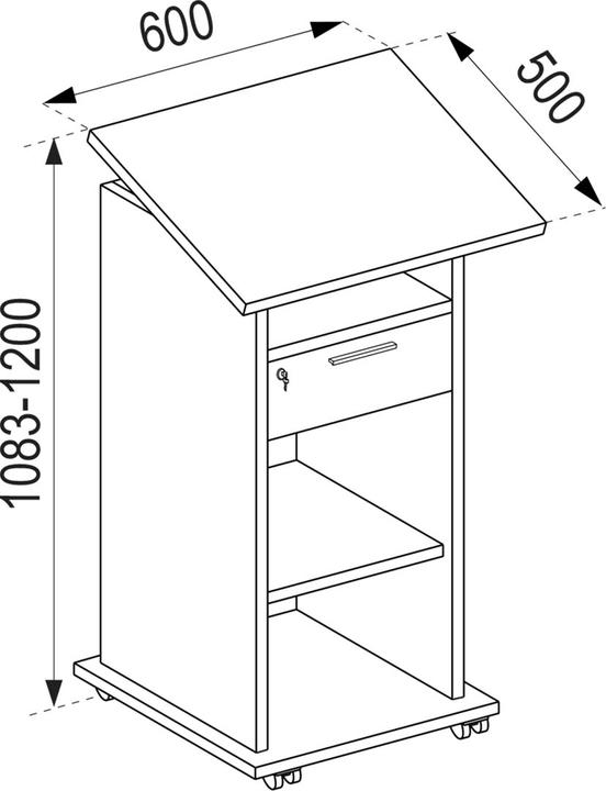 Actual product image VCM Stand table beamer projector Neta (Table)