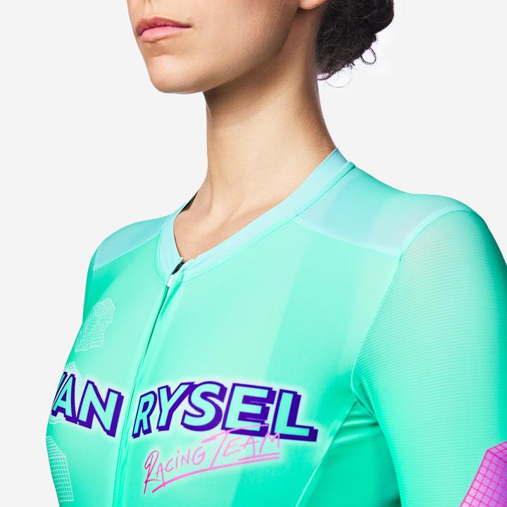 Immagine prodotto Van rysel Radtrikot Rennrad kurzarm Sommer Racer 2 Aquamarin (S)